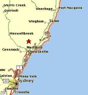 Site of derailment at Wallarobba NSW